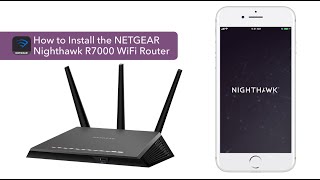 How to Install the NETGEAR Nighthawk R7000 WiFi Router [upl. by Schulman]