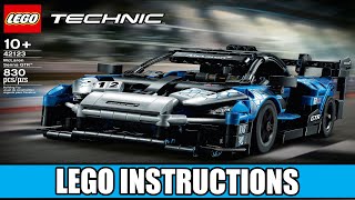 LEGO Instructions – McLaren Senna GTR – 42123 LEGO TECHNIC [upl. by Rosenwald728]