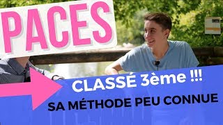 PACES  réussir en arrivant 3e au concours Voici sa méthode [upl. by Niknar839]