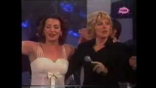 Vesna Zmijanac i Marina Zivkovic  Malo po malo  live  TV Pink 1999 [upl. by Adnorehs462]