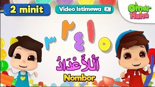 Omar amp Hana  Nombor dalam Bahasa Arab  تعلم الأرقام باللغة العربية [upl. by Virgin611]