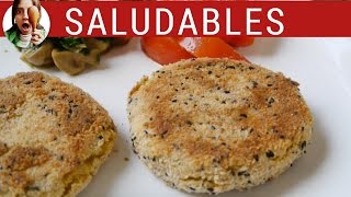 Milanesas de garbanzos  Recetas saludables  Paulina Cocina [upl. by Him]