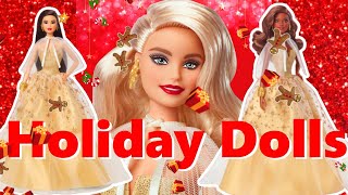 Holiday Barbie 2023 Dolls 35th Anniversary Edition GORGEOUS DOLLS [upl. by Lillis]