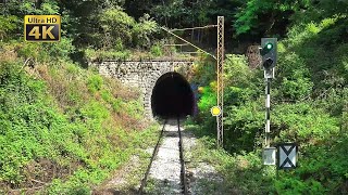 4K CABVIEW Republic of Srpska railways ŽRS Dobrljin  Novi Grad  Omarska  Banja Luka  Doboj [upl. by Xxam]