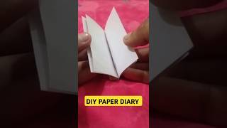 DIY Homemade mini paper diary for kids shorts craft kidslearningvideos easy [upl. by Nolyaj]