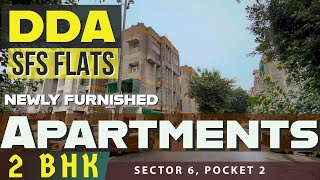 DDA Flat in Dwarka Delhi  2 BHK DDA Flat in Dwarka Newly Furnished  Sector 6 Pocket 2 DDA SFS [upl. by Jeffie]