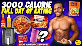 3000 Calorie Diet  Bulking Full Day of Eating 250g High Protein [upl. by Trab502]