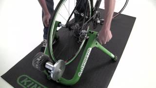 How to set up a Kinetic trainer and mount a bike [upl. by Letsou534]