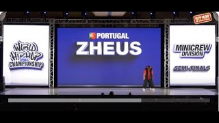 Zheus  Portugal  MiniCrew Division  2024 World Hip Hop Dance Championship Semifinals [upl. by Sax980]