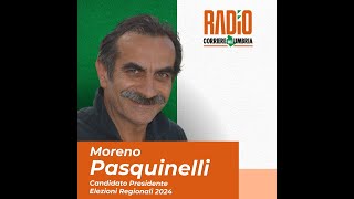 Lintervista a Moreno Pasquinelli candidato presidente della Regione Umbria [upl. by Marolda627]