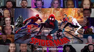 SPIDER MAN INTO THE SPIDER VERSE MOVIE REACTION MASHUP [upl. by Onibla]