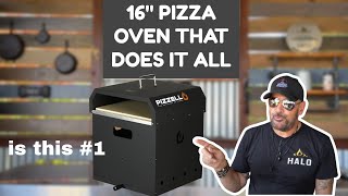 The BEST Pizza Oven Under 200  Pizzello Gusto  4 in 1 Outdoor Pizza Oven  Pizzello 16quot [upl. by Conlen]