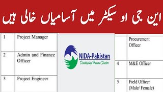 NIDA Pakistan Chitral NGO jobs in Pakistan 2024  KPK NGO vacancies 2024 [upl. by Lenoil711]