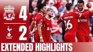 Six goals in penultimate home game  Liverpool 42 Tottenham  Extended Highlights [upl. by Lamb]