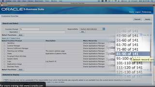 Oracle Training  Navigating in Oracle EBusiness Suite R12 [upl. by Arocahs]