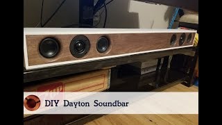 How to make your own Soundbar  Free plans DIY Speaker Build [upl. by Ayian735]