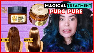 🌟MÁSCARA CAPILAR MÁGICA DO ALIEXPRESS Purc Pure Magical Treatment [upl. by Irabaj543]