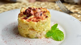 ENSALADILLA DE PULPO Y GAMBAS ¡Con un sabor espectacular [upl. by Neyuq763]