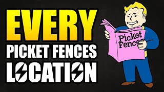 Where To Find All 6 Picket Fences in Fallout 4 [upl. by Htyderem511]