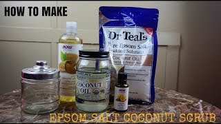 DR TEAL’S EPSOM SALT  DIY EPSOM SALT COCONUT SCRUB [upl. by Saundra]