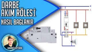 darbe akım rölesi nasıl bağlanırimpuls röledarbe akım anahtarıpulse current relay [upl. by Nylhsa]