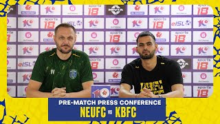 NEUFC vs KBFC  ISL 10  PreMatch Press Conference  Kerala Blasters [upl. by Neirod]