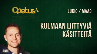 Kulmaan liittyviä käsitteitä [upl. by Bogart]