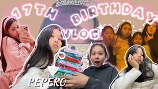 17TH BIRTHDAY VLOG🎁🎉🎂 get a nails hanging out wfriends fancy dinner [upl. by Mich673]