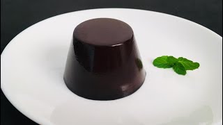 Chocolate Panna Cotta  Dark Chocolate Panna Cotta  No Bake Chocolate Dessert [upl. by Zetrom188]