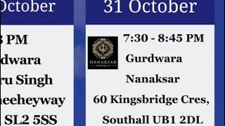 Simran Abhiaas and Akath katha vichar  Gurdwara Nanaksar Southall 31st Oct 2024 [upl. by Ulah]