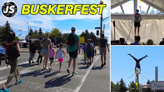 Woodbine Park amp Buskerfest  East End Toronto Walk [upl. by Ahsinod]