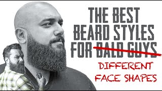 WHAT SHAPE OF BEARD IS BEST FOR BALD GUYS With GQs Matty Conrad [upl. by Bengt]