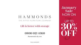 Hammonds TV advert  Up to 30 off in the January Sale [upl. by Estell]