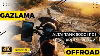 Altai Tank 50cc ile Dağ Yollarında Offroad  Cub Motosiklet ile Offroad  Xpulse 200 4V Offroad [upl. by Leira]