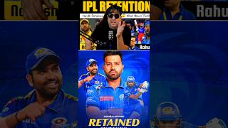 Mumbai Indians Retained Rohit Sharma 😱😔 mumbaiindians retain rohitsharma ipl2025 [upl. by Noira]