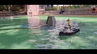 Proboat Horizon Harbour RC Tug Boat sailing with RC Southampton Tug Boat pt2 [upl. by Atinuahs]