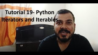 Tutorial 19 Python Iterables vs Iterators [upl. by Michi]