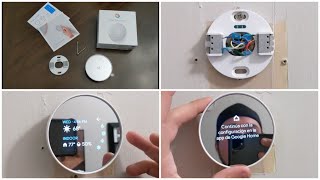 Google Nest Thermostat Full Install amp Setup [upl. by Nah637]