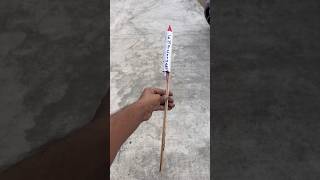 I made ROCKET🚀 at HOME experiment diycrackerstesting shorts viralvideo funny india trending [upl. by Asyram]