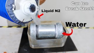 Can You Stop Water From Expanding When It Freezes Into Ice [upl. by Nabi]