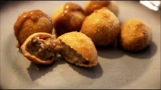 Las Mejores Croquetas de carrillada en salsa Receta TOP 🥇 [upl. by Delsman]