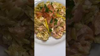 🍋👩‍🍳Mon délicieux Orzotto au saumon fumé et au citron  orzo orzotto saumon salmoncookeo [upl. by Cynthie]