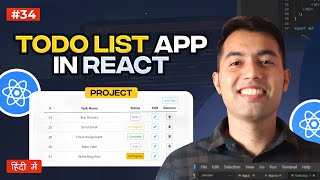 34 React Project  Build a Complete Todo App from Scratch with Advanced Features [upl. by Sessylu433]