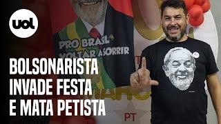 Bolsonarista invade festa e mata aniversariante petista [upl. by Jovia]