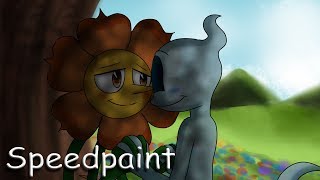 GhostBlossom  Cagney x Blind  Speedpaint [upl. by Drucy]