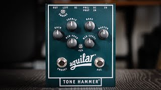 Aguilar Tone Hammer DIPreamp  DEMO [upl. by Nivrehs]