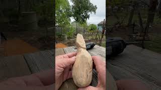 Nice spalt lines in this hand carved spoon youtubehighfive [upl. by Eisinger]