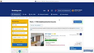 Comment faire une réservation d’hôtel facilement sur Booking [upl. by Irok]