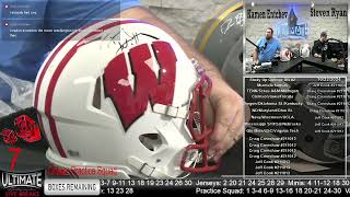 TJ Watt Wisconsin Authentic Helmet  10222024 6 PM Show Live Breaks [upl. by Nnayd]