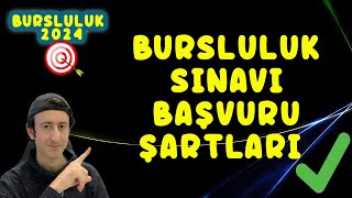 2024 BURSLULUK SINAVI BAŞVURU ŞARTLARI [upl. by Tremann]